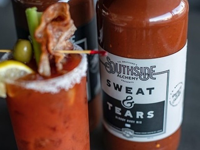 Southside Alchemy's Sweat & Tears Bloody Mary Mix won a Gold Medal from Fifty Best.