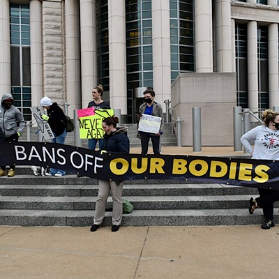 St. Louis Activists Gather to Protest Potential Overturning of Roe v. Wade [PHOTOS]