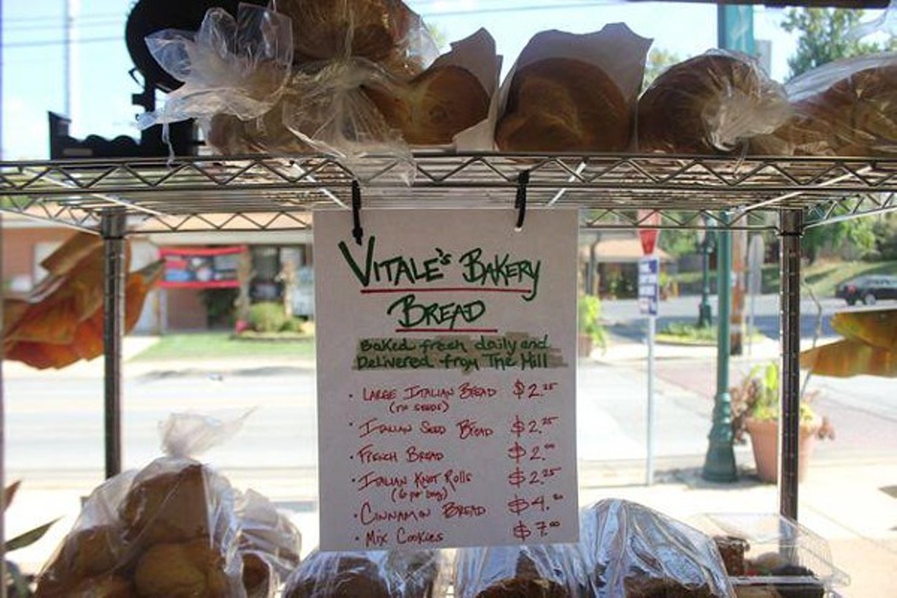 Lots of places around town use bread from Vitale's Bakery, including the newly opened Vitale's Deli in Glendale, who keeps it all in the family. Photo by Cheryl Baehr.