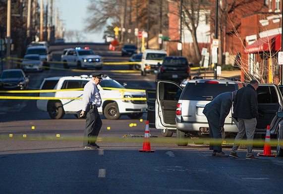Police were on the scene in Dutchtown and Mt. Pleasant on February 13, 2014.