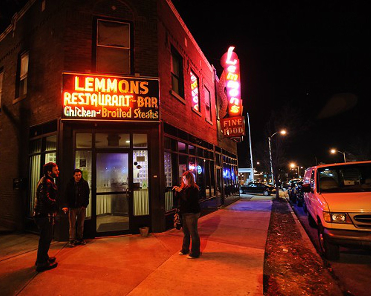 Lemmon's
5800 Gravois Ave.
A lot of patrons only saw this place at night when the space turned into a music venue, but during the day and on quieter evenings, Lemmon's served some bomb food, including heavy thick crust pizza and fantasitcally peppery hot wings. Today it's Lemmons by Grbic, a much different restaurant (and, in truth,
an even better one).
Photo courtesy of Jason Stoff