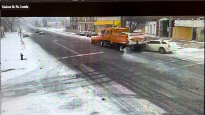 When it's snowplow vs. car, guess who's generally going to win?