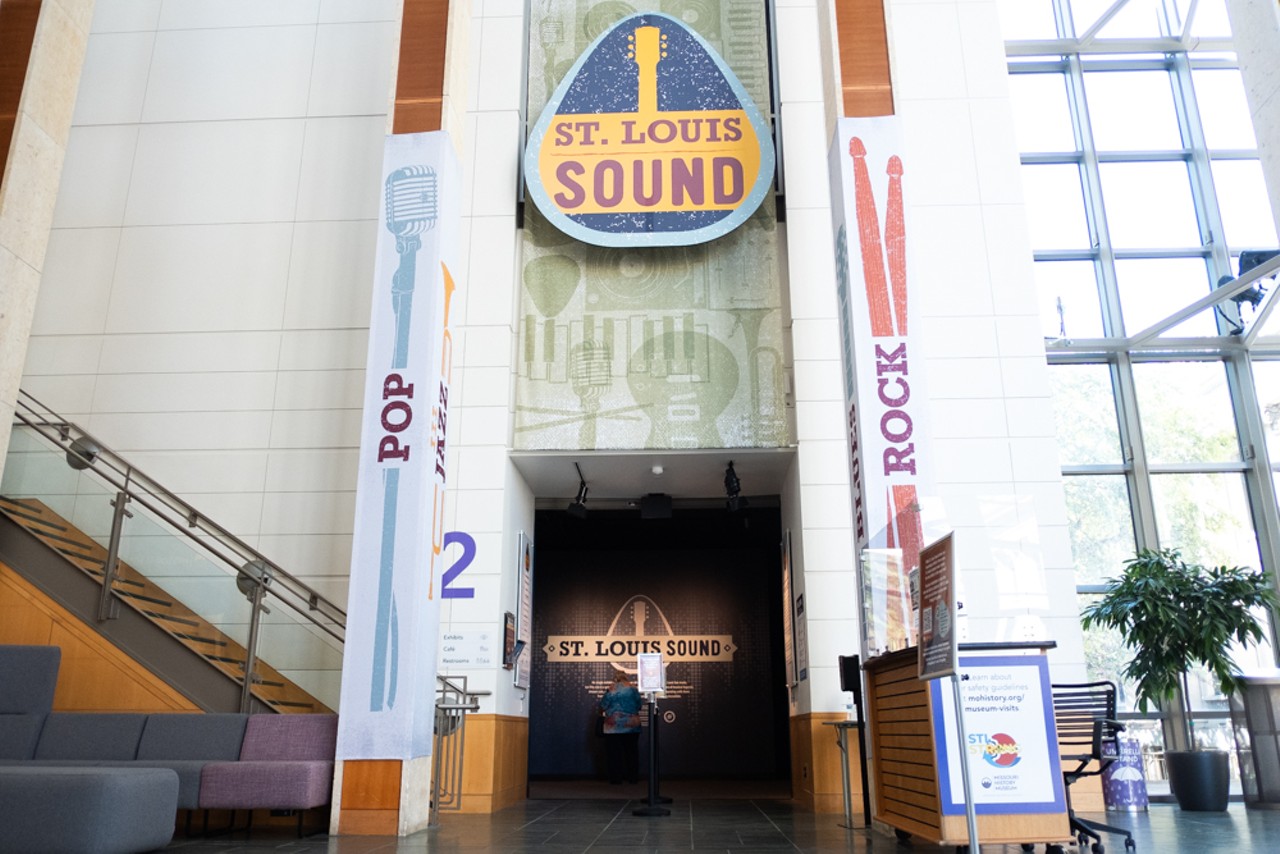 The entry to the St. Louis Sound exhibit.
