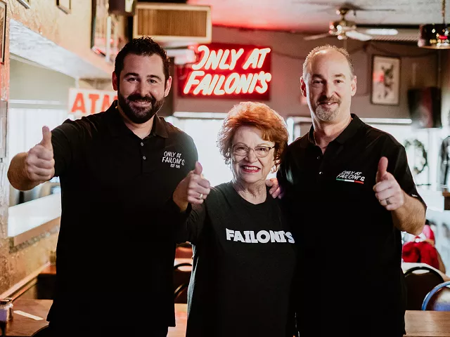 Joey Meiners, Rosemary Failoni and Vic Failoni keep their family's legacy alive at Failoni's.