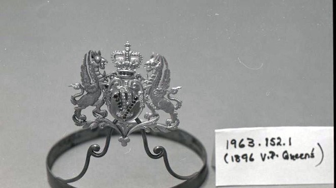 A Veiled Prophet "Queen's Crown," dated to 1896, is still missing — but the Veiled Prophet is still around.