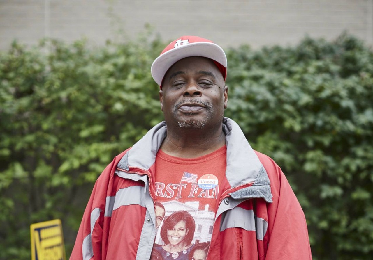 Desmond Thomas, photographed in St. Louis
"If Donald Trump wins, leave the country. Go to Canada, Cuba, Mexico, somewhere, to get out of the country. That&#146;s my advice."