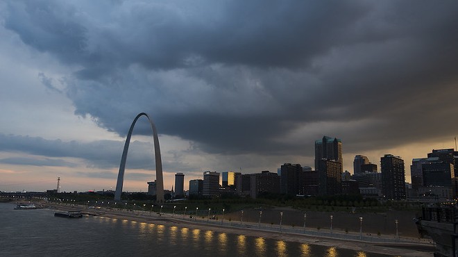 An ominous sky might move over St. Louis later today.