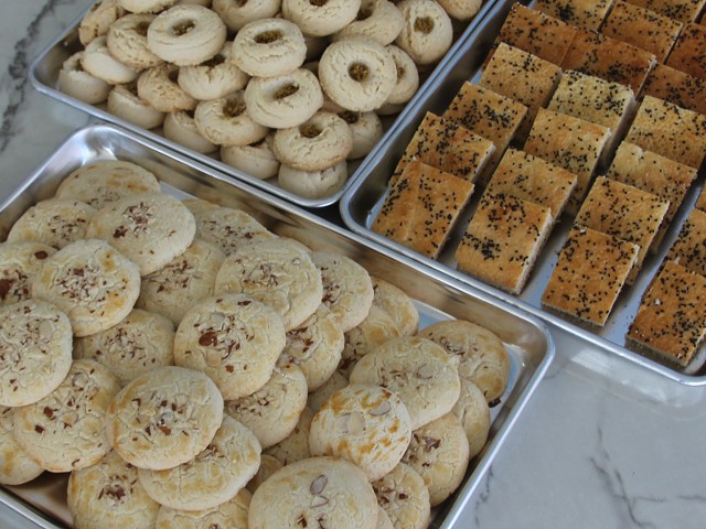 Star Bakery & Cafe serves a selection of Afghan pastries.