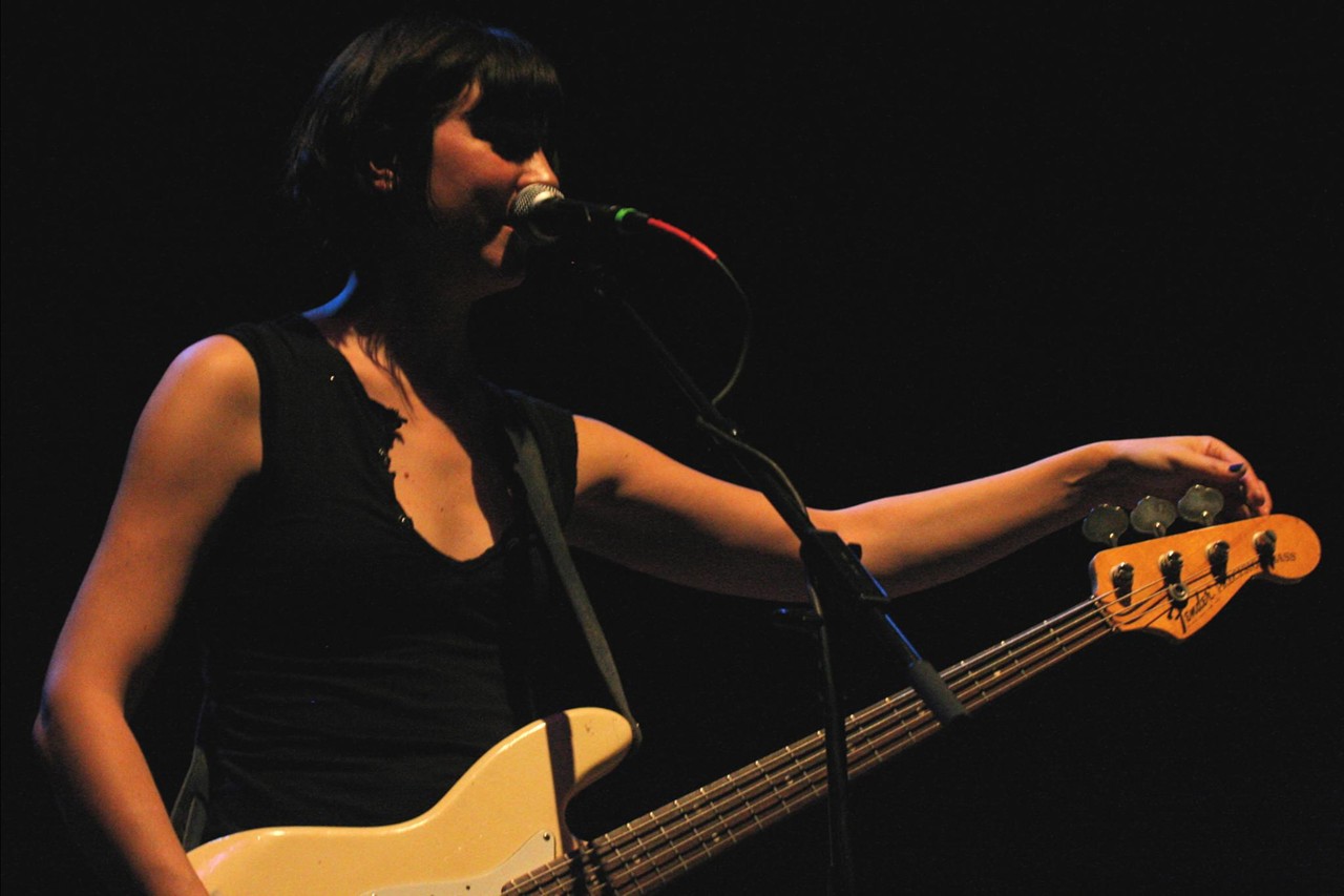 Joanna Bolme, bass. Read the Stephen Malkmus concert review in A to Z