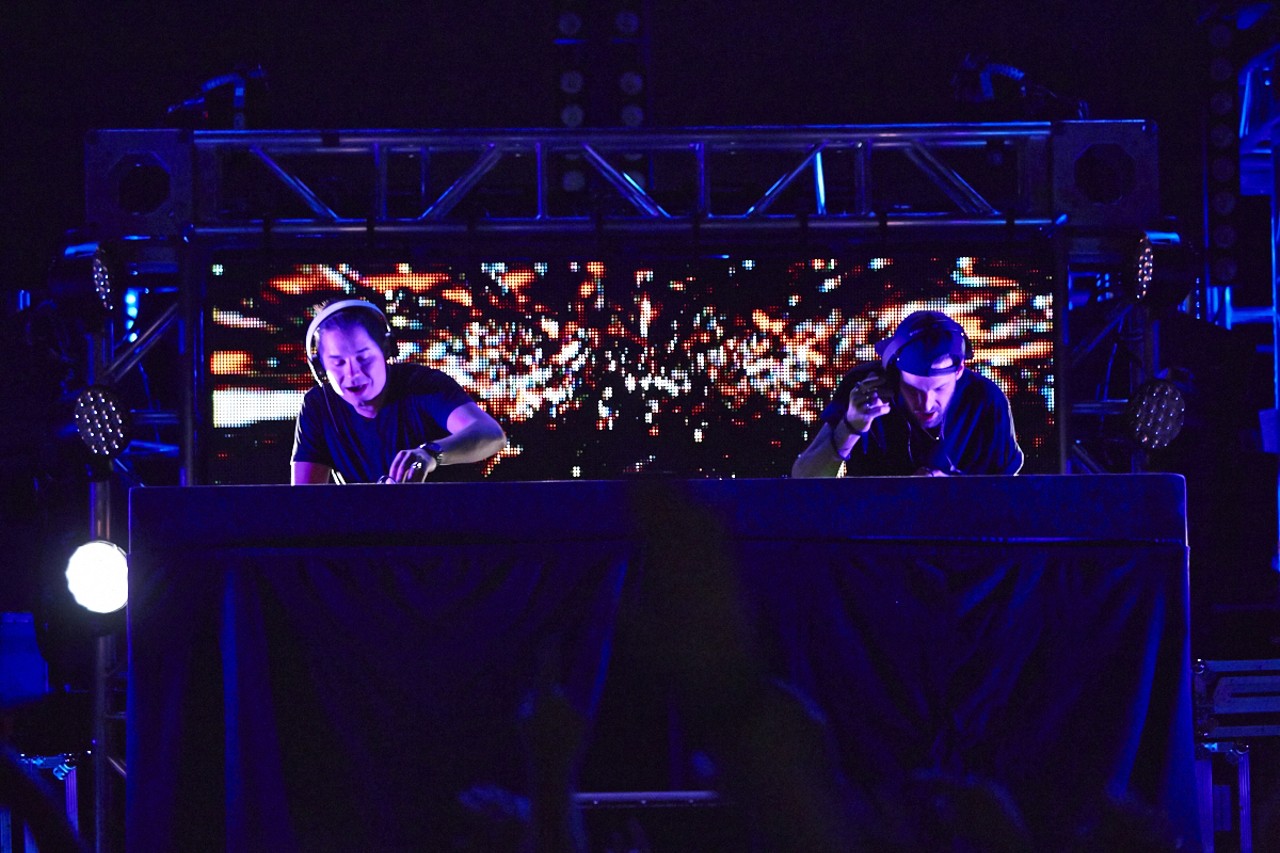 Dirtyphonics performing at the Steve Aoki show at The Pageant on March 2, 2015.