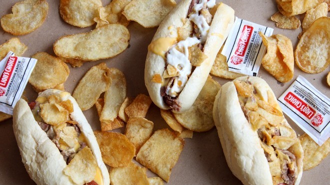 The Lion's Choice x Steve's Hot Dogs Home Run Hot Dog is a celebration of St. Louis.