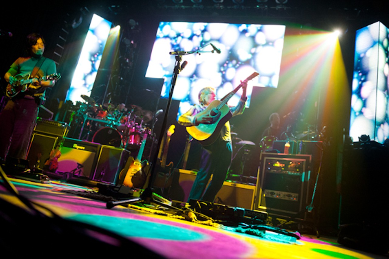 The String Cheese Incident performing for a sold-out crowd at the Pageant.