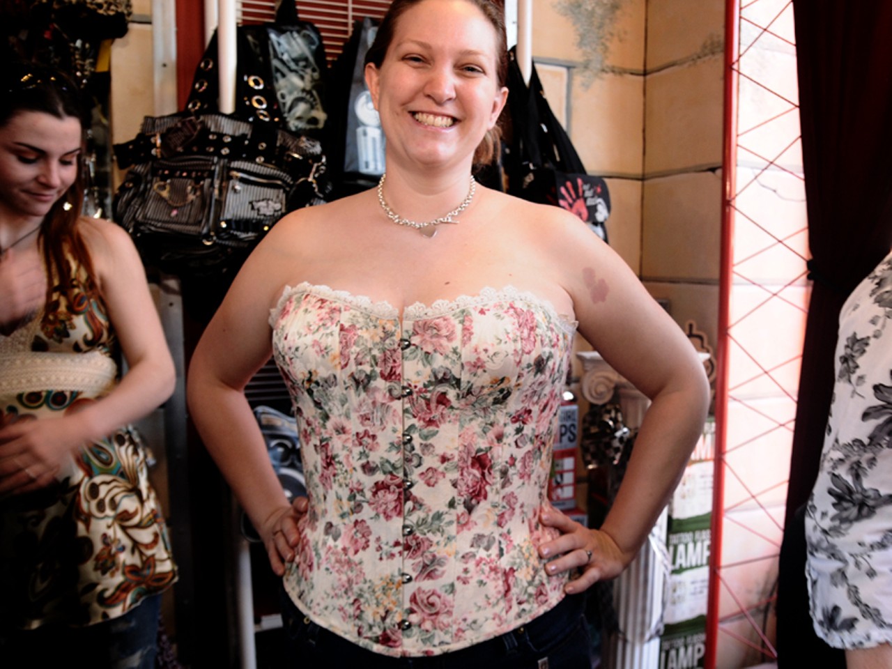 In fact, she states the off-the-rack corset is a lot more uncomfortable.