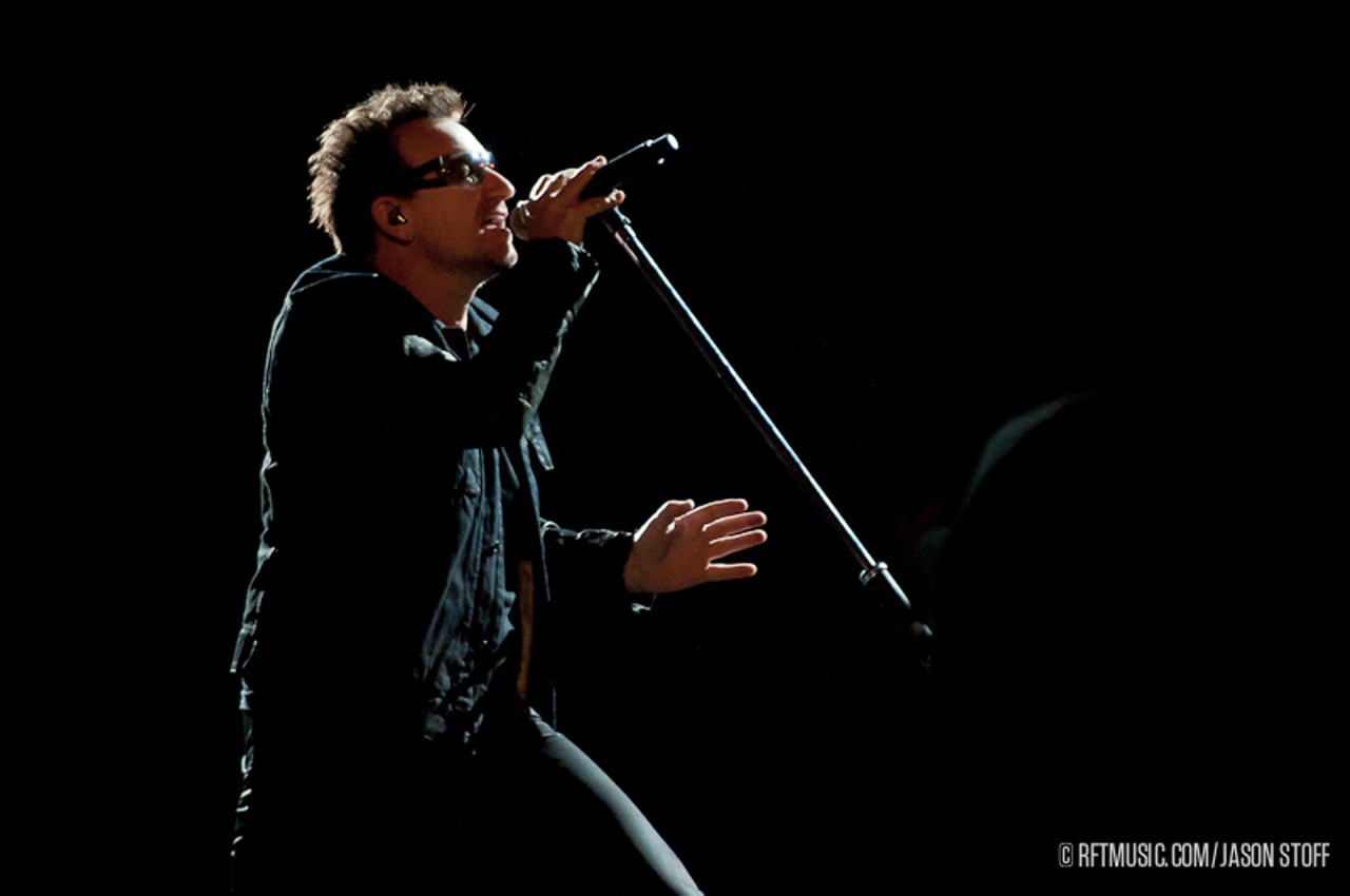 From the slideshow U2 at Busch Stadium.