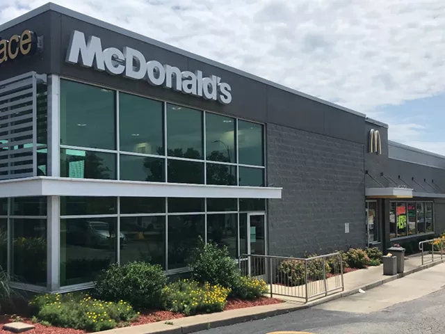 McDonald's on Hampton Avenue where police say one employee shot and killed another Tuesday.