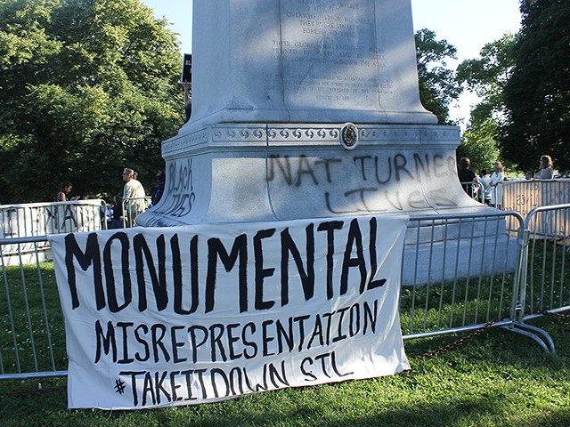 You won't find a Confederate monument in Forest Park anymore. But you could still visit the site.