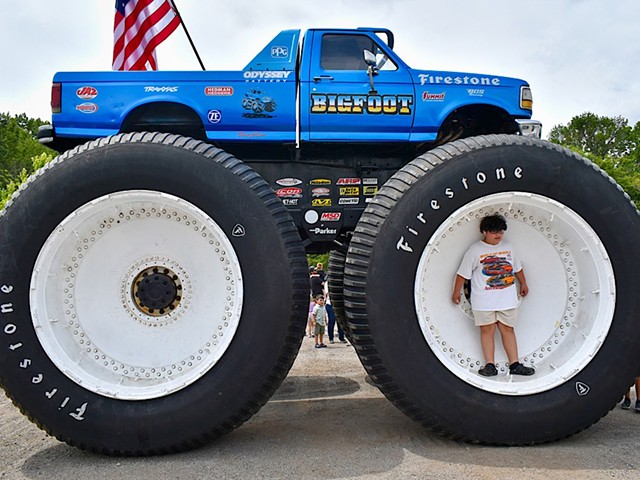 Being Mad That Bigfoot Is Gone
The pride of north county, the world's first monster truck for decades sat outside of owner Bob Chandler's Ferguson- and then Hazelwood-based automotive shop before heading west in 2015 to its current home in Pacific. North countians still haven't gotten over it, and the attendant rage is enough to make one want to crush a car.