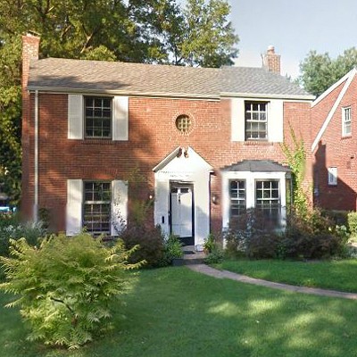 Exorcist House    located in Bel-Nor, a suburb of St. Louis    If you've seen The Exorcist, you have a general idea of the evil that happened in this house. It was a movie based off of a book of the true tale of a posessed 14-year-old boy. This was where he lived.    Photo credit: screengrab from Google Maps