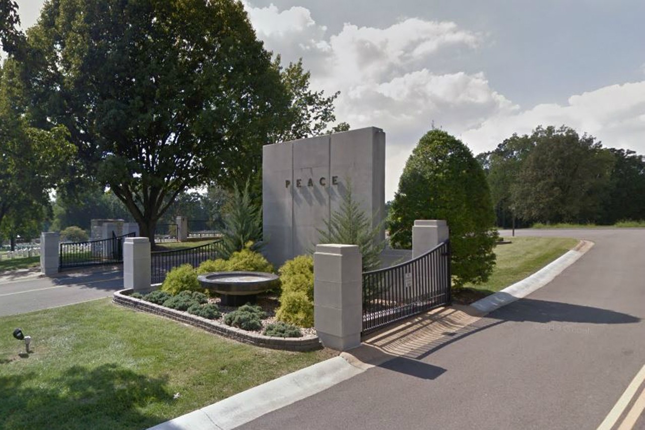 Jefferson Barracks National Cemetery
2900 Sheridan Road
There is tons of paranormal activity reported at this national cemetery, including flickering lights, strange sounds and visions of a ghostly little girl walking through the headstones. 
Photo credit: screengrab from Google Maps