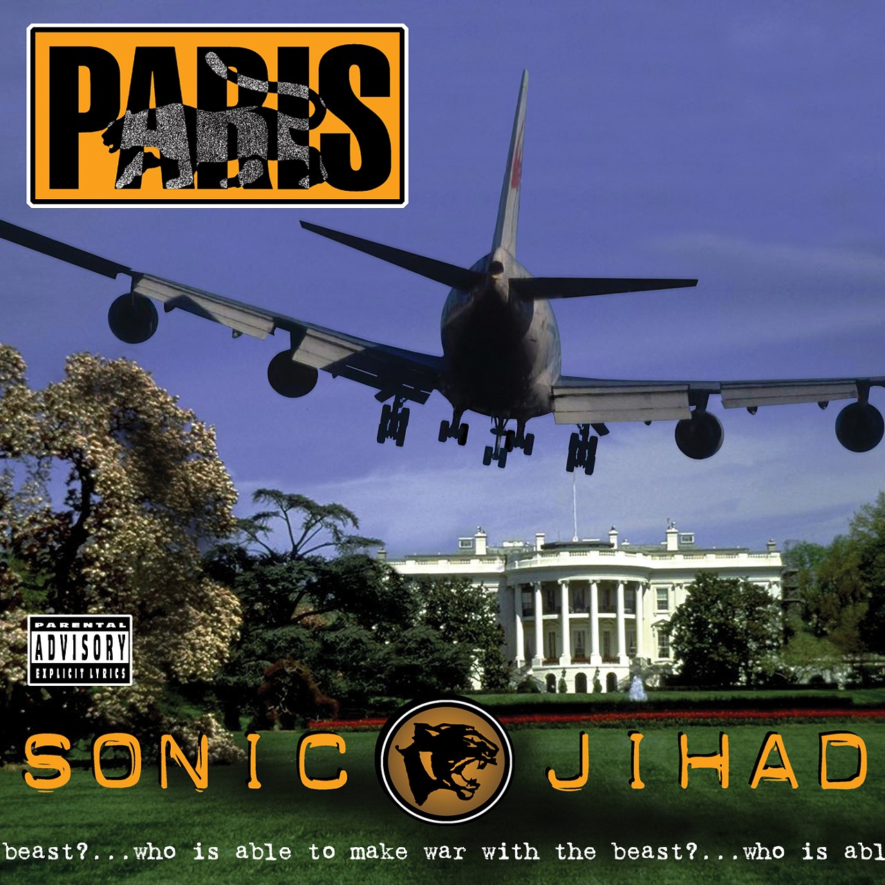 2. You knew 9/11esque iconography was coming. And Paris delivers with "Sonic Jihad," where a jetliner appears to be on course to slam into the White House. But don't get upset just yet...the cover in our #1 slot is similar, but worse.