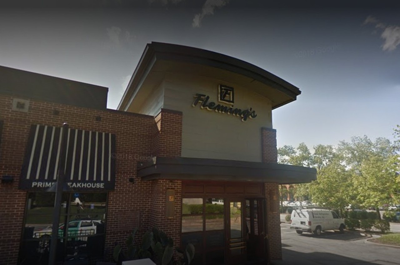 Fleming&#146;s Prime Steakhouse and Wine Bar
(1855 S Lindbergh Boulevard; 314-567-7610)
Coming in at fourth, Fleming&#146;s is rated at a whopping four stars.
Photo credit: Google Maps