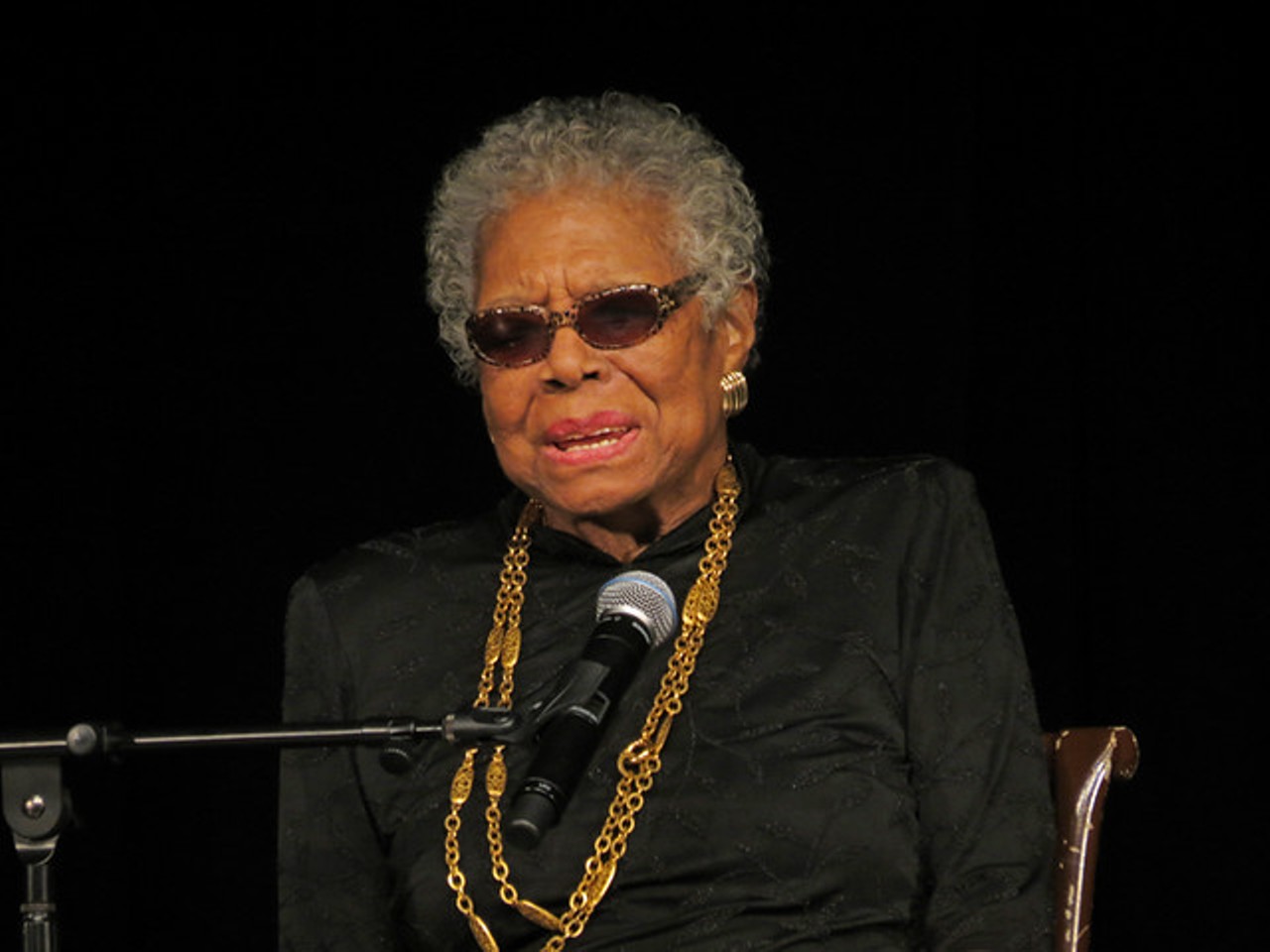 Maya Angelou
Born in St. Louis, poet and civil rights activist Maya Angelou spent much of her childhood here in the Gateway to the West.
Photo credit: York College of PA / Flickr