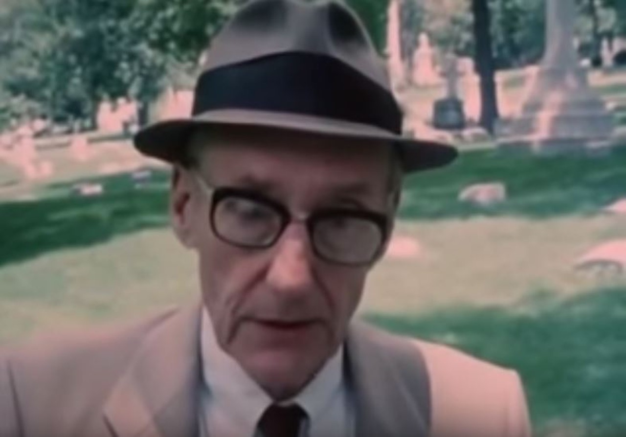William S. Burroughs
Though he spent much of his life traveling the world before settling in Kansas City, William S. Burroughs was born in St. Louis, grew up in the Central West End and attended John Burroughs School and Taylor School in Clayton before going on to Harvard University.
Photo credit: screengrab from YouTube