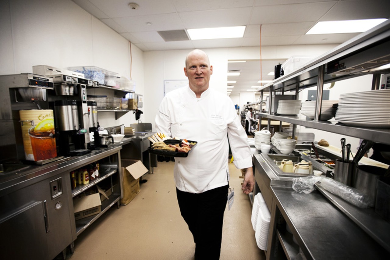 Executive Chef John Johnson sources most of his produce from Lee Farms in Truxton, Missouri.