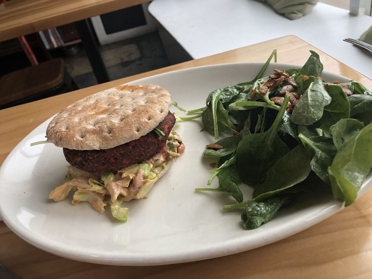 #8: Seedz Cafe
(6344 S Rosebury; 314-725-7333)
Seedz is rated four-and-a-half stars. Read more reviews here.
Photo credit: Jason P. via Yelp