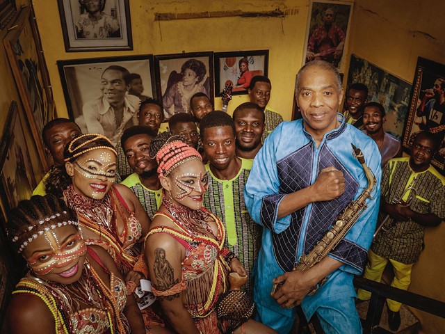 Afrobeat pioneer Femi Kuti will bring his band the Positive Force to the Sheldon this Friday.