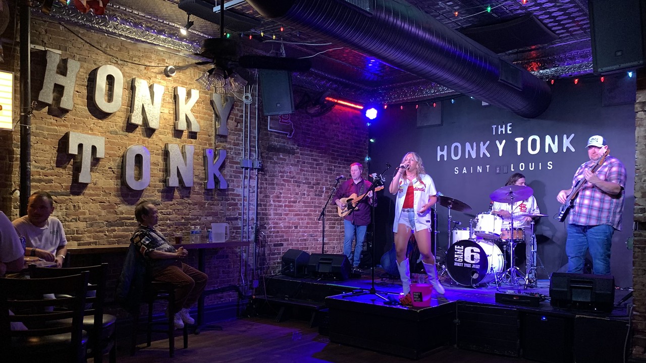 THE HONKY TONK
(750 - 756 South 4th Street, thehonkeytonkstl.com)
VIBE: The most "Missourah" place in St. Louis with a country feel and a huge patio
TIP: If you're going to find a real cowboy in St. Louis, it's going to be here.