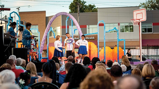 Shakespeare in the Street's 2019 performance of Love at the River's Edge.