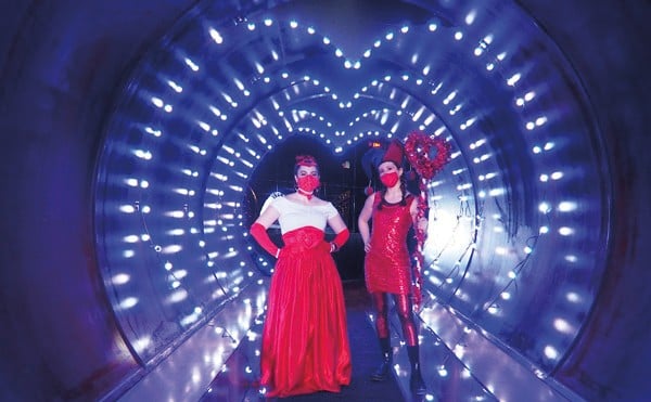 City Museum's Tunnel of Love is the perfect place for Valentine's Day pictures.
