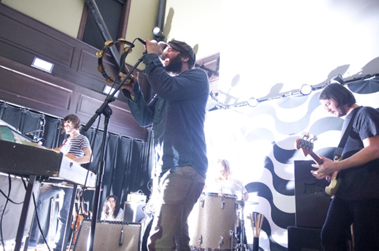 The Black Angels performing at the Old Rock House.