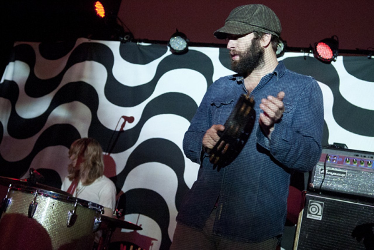 The Black Angels performing at the Old Rock House.