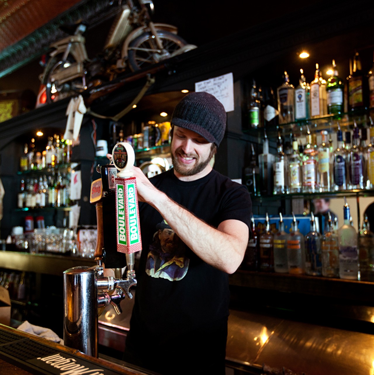 Crow's Nest bartender Mikey Wehling.