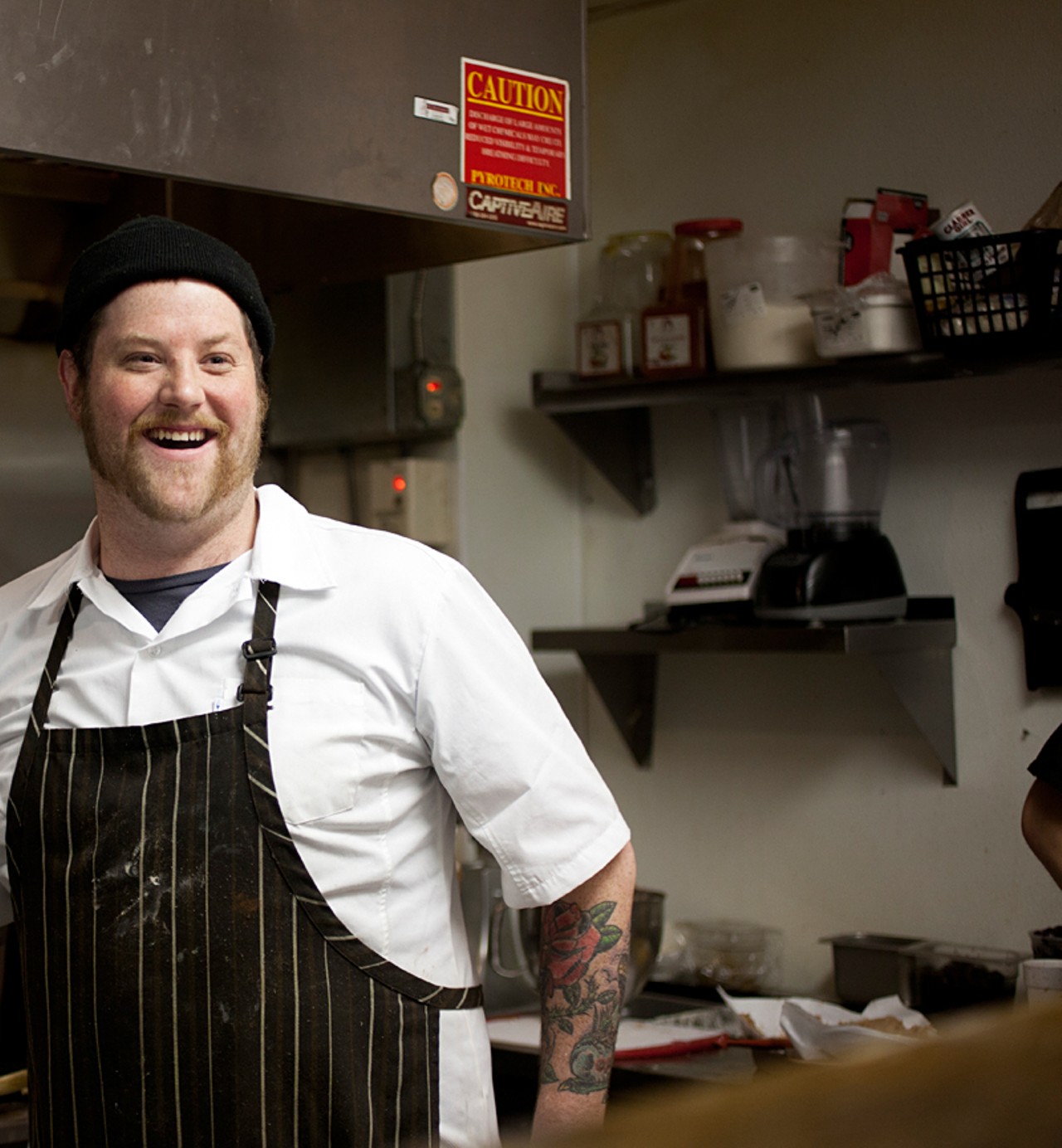 Executive Chef Jimmy Hippchen at the Crow's Nest.