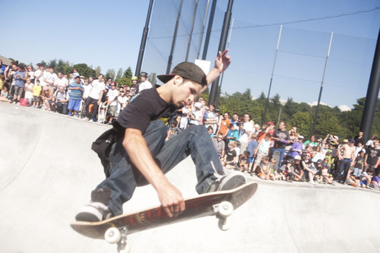 Tony Hawk and his Birdhouse buddies were in Seattle in July to try out the city's new Jefferson Park Skatepark. See more Tony Hawk in Seattle photos.