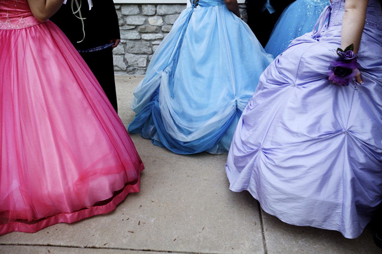 The hoop skirts of Southern Illinois prom fame.