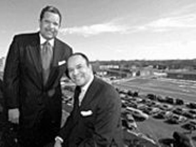 Mike and Steve Roberts aim to revitalize north St. 
    Louis, working from the Roberts Companies' 
    headquarters, the old Sears building on North 
    Kingshighway.