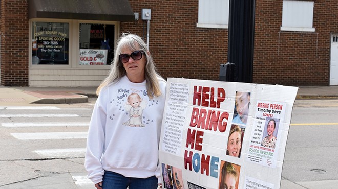 Since the beginning of March, Barbara Hall has been looking for her son Timmy Dees.