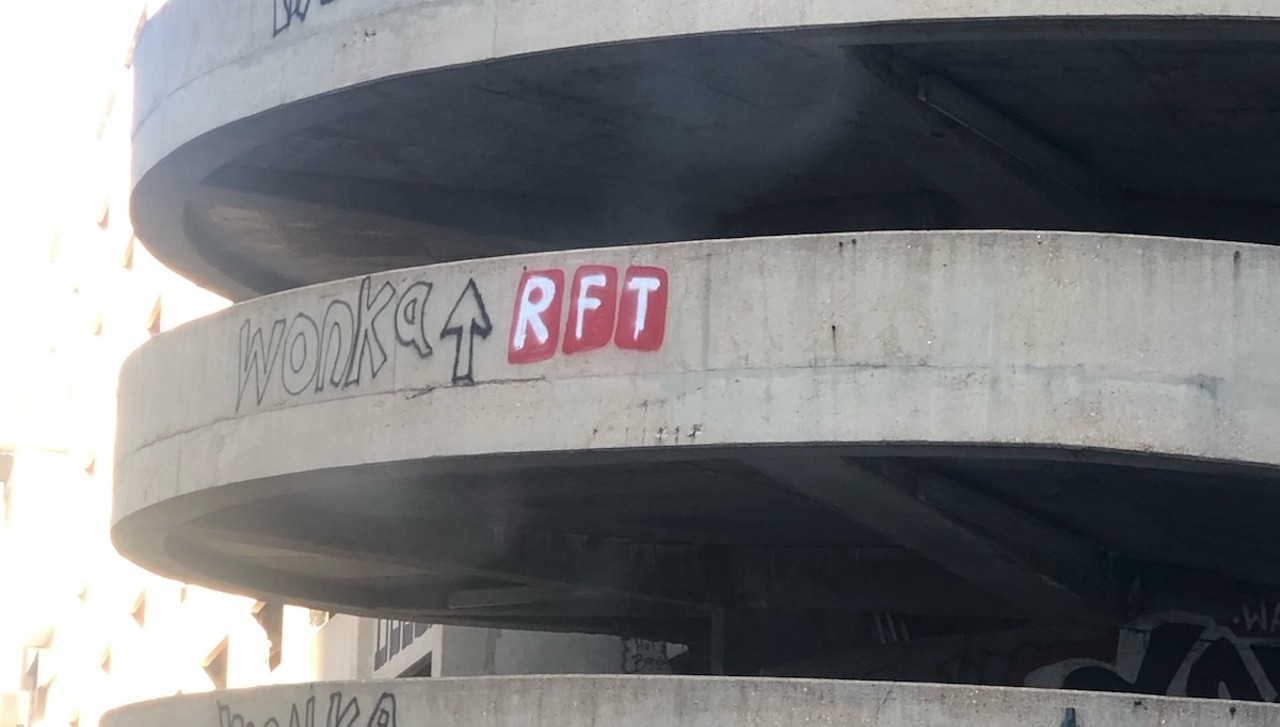 Paint an “RFT” on a prominent downtown building (disclaimer: we would never condone lawlessness, never, we say!).