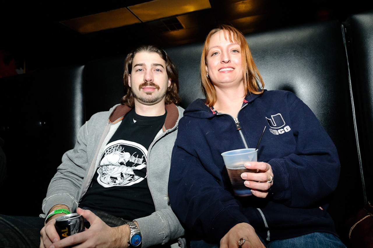 Some fans had seen The Sword before - this couple attended a show of theirs at the Creepy Crawl nearly five years ago.
