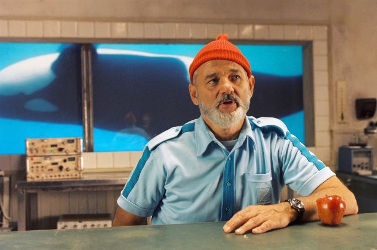 The Life Aquatic with Steve Zissou (2004)
Murray plays&nbsp;the eponymous Steve Zissou, a daring oceanographer who, in the midst of a period of professional stagnation, vows to document the discovery of the fabled "Jaguar Shark." Read our The Life Aquatic with Steve Zissou movie review.