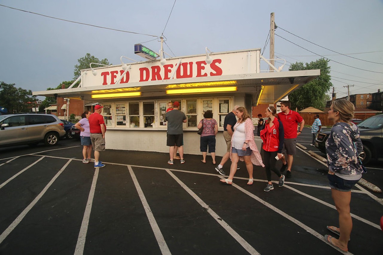 Ted Drewes never tasted as good as it did right after the last day of school. If you had a cool mom and you did a good job in school that year, it was common for '80s and '90s kids to be rewarded with a Ted Drewes concrete at the end of the school year. It would melt too quickly in the summer heat, of course, and you'd be covered in sticky stuff, but your mom wouldn't even mind. She was already distracted trying to think of what, exactly, she was going to do with you bothering her until August. (South county kids had their own version of Ted Drewes, the late, much-lamented Spanky's.)
