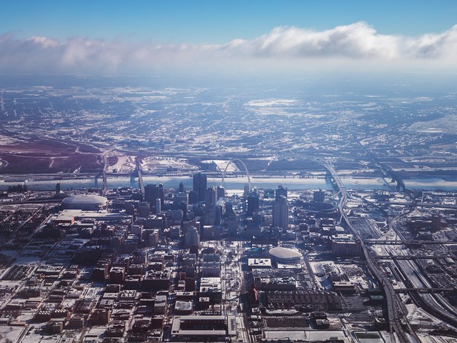 This photo of St. Louis was taken on January 19, 2024.