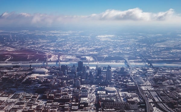 This photo of St. Louis was taken on January 19, 2024.