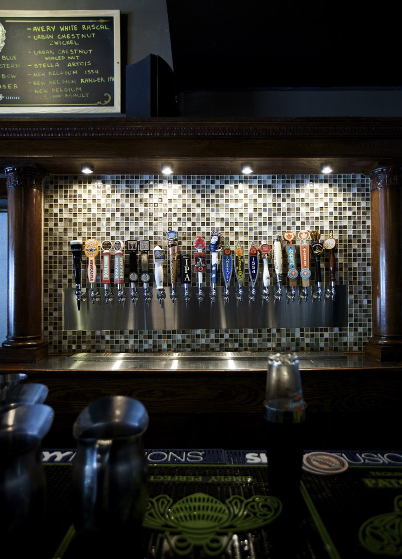 Three Kings Public House has a 20-tap beer list, with local, domestic and imported beers.