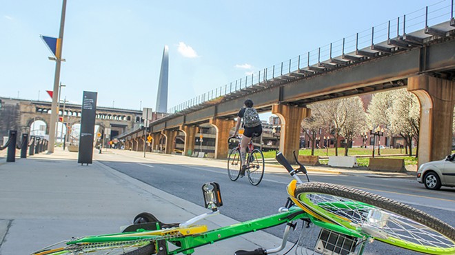 Get ready to ride on one of the St. Louis metro's many (growing) bike paths.