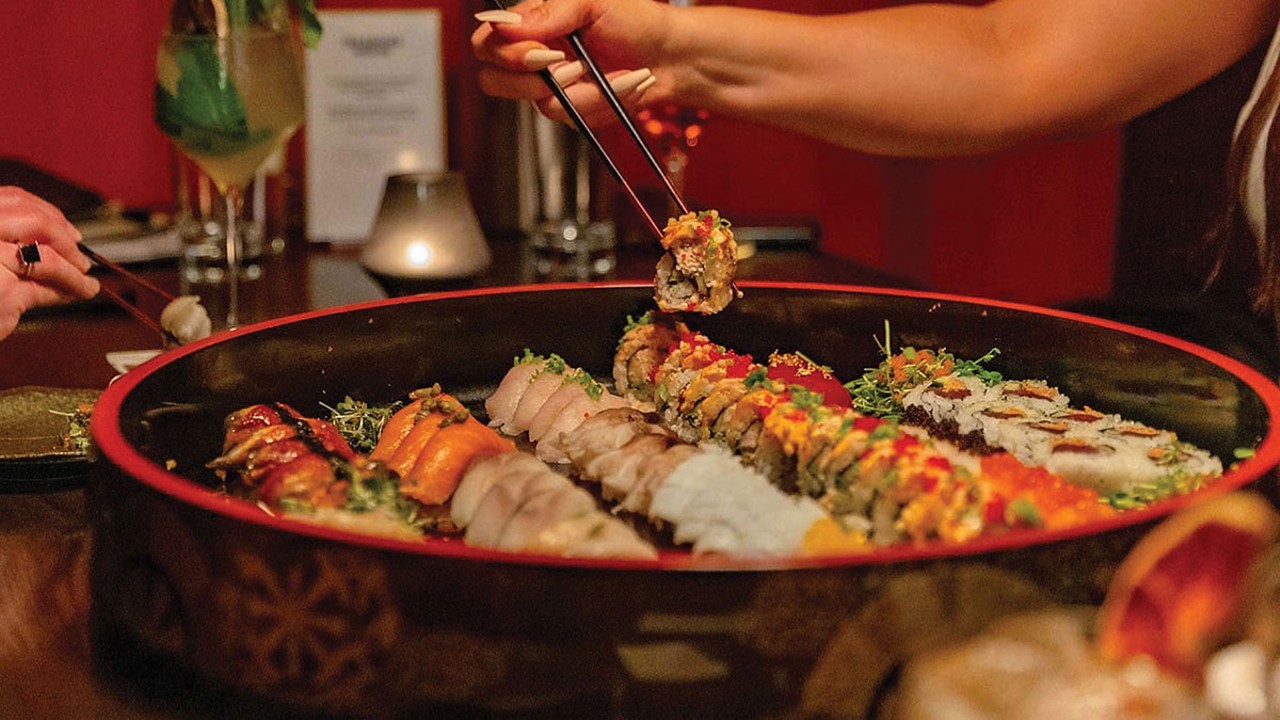 Sushi tray from Taberu by Heidi Skye Hamamura
